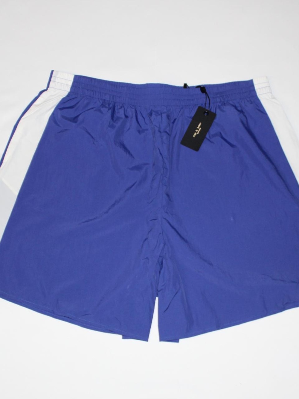 Rag & Bone Blue Casual Shorts or Beach Shorts with White Side Panels